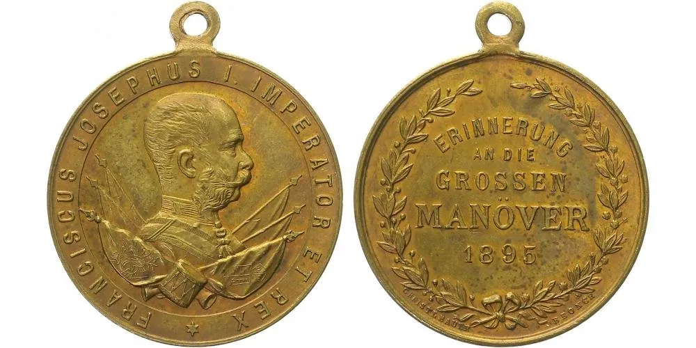 František Josef I., medaile vojenských manévrů — 1