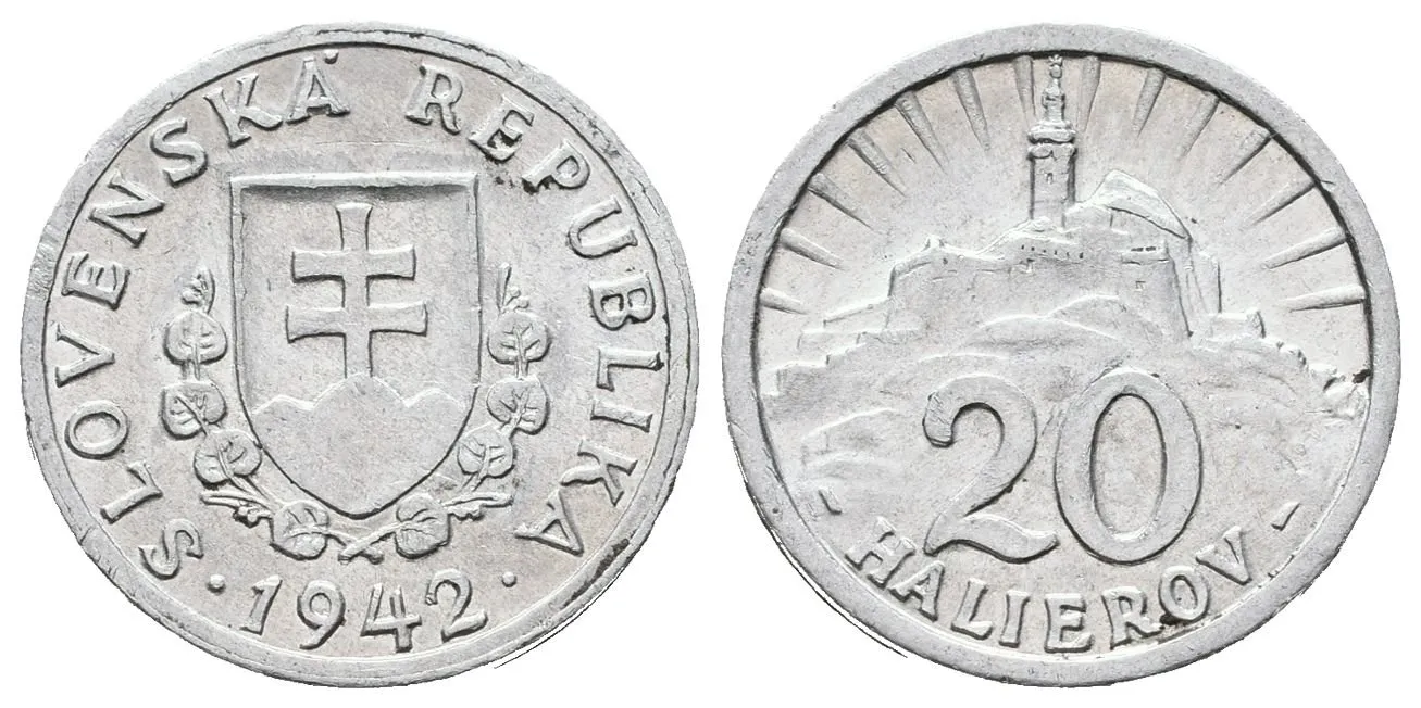 20 Haléř 1942, hliník