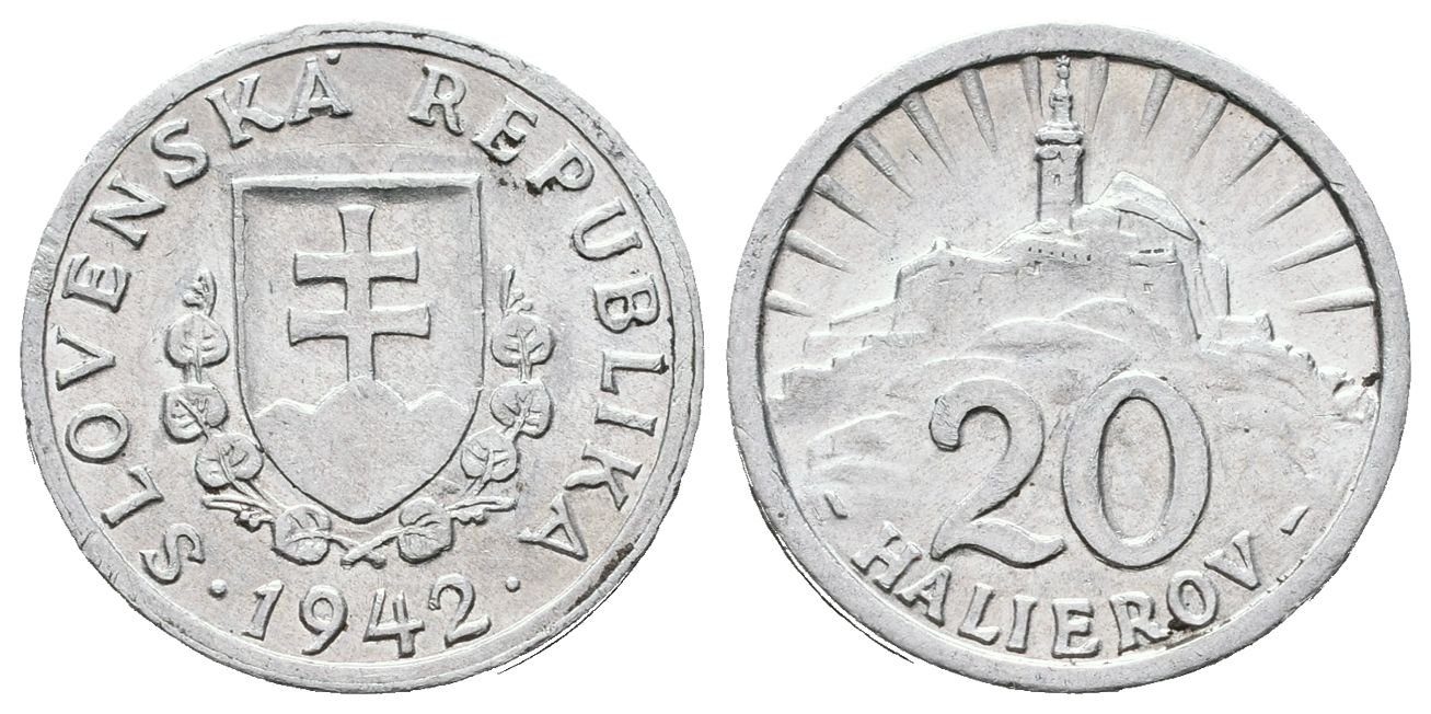20 Haléř 1942, hliník
