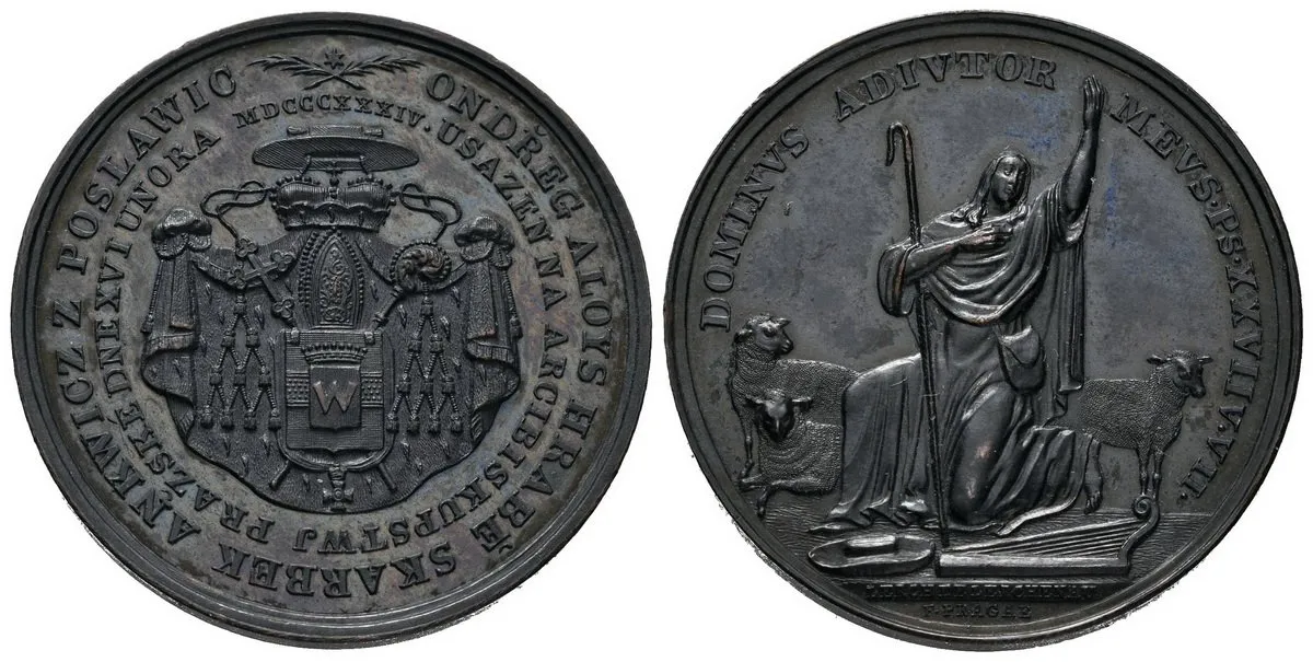 Praha - arcibiskupství, Ondřej Alois hrabě Skrbek-Ankvicz, 1833 - 1838 — 1