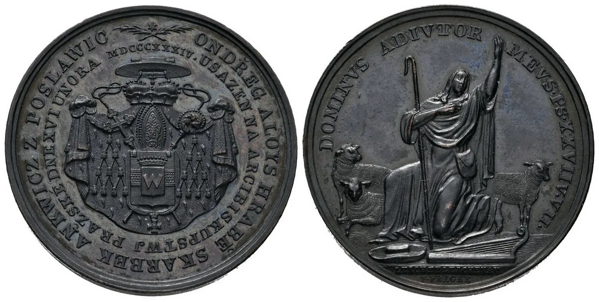 Praha - arcibiskupství, Ondřej Alois hrabě Skrbek-Ankvicz, 1833 - 1838 — 1