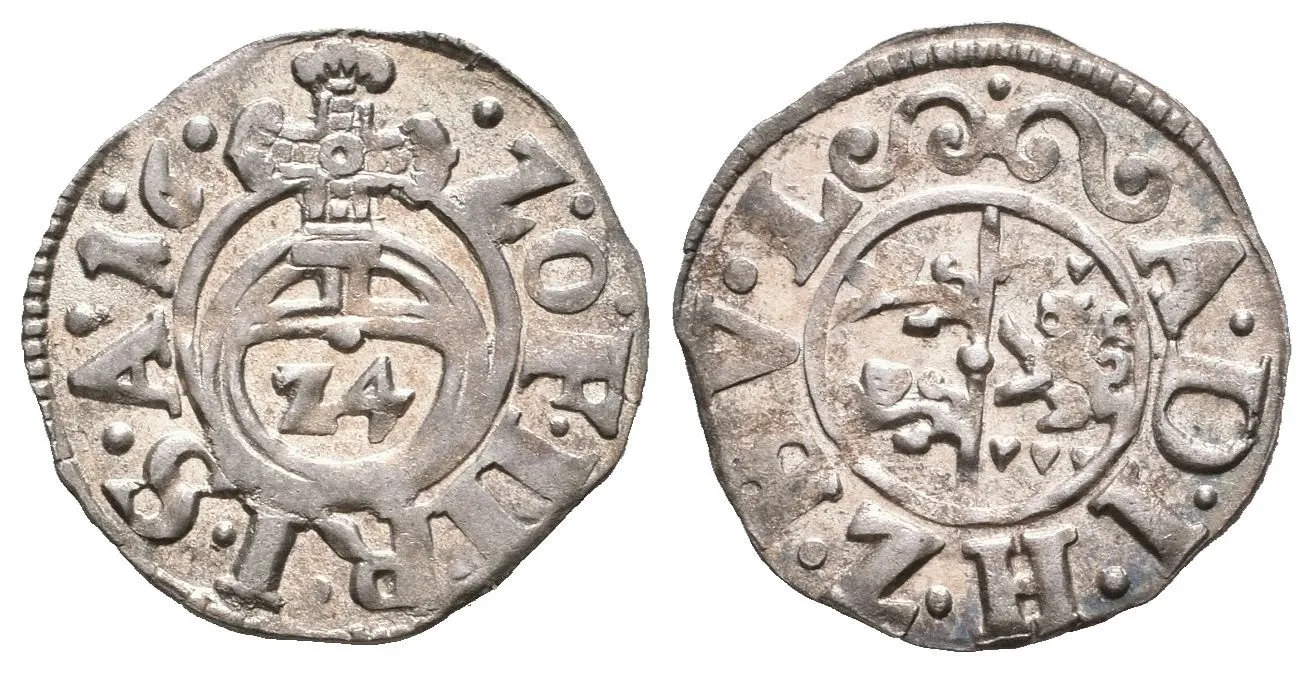 1/24 Taler (Groš) 1620, Welter 761, Bahr. 161, pěkná zachovalost, patina, — 1