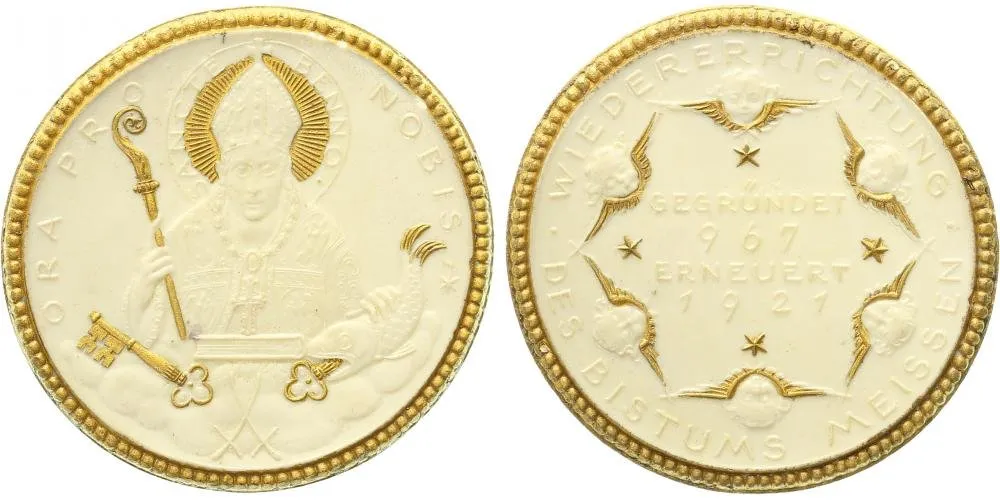 Německo, pamětní porcelánové medaile — 1