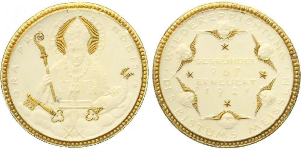 Německo, pamětní porcelánové medaile — 1