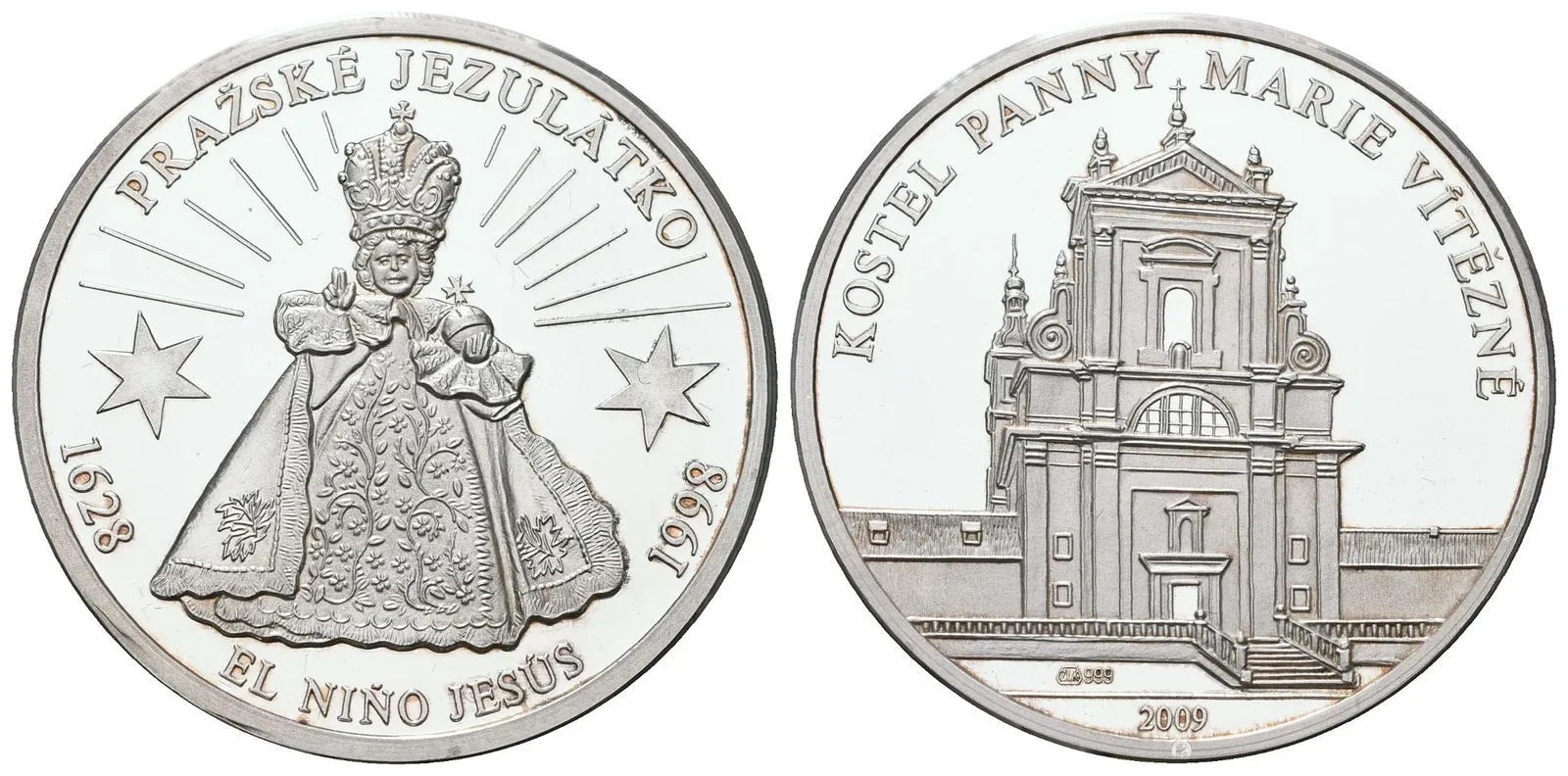 AR Medaile 2009 - Pražské jezulátko a návštěva papeže Benedikta XVI.