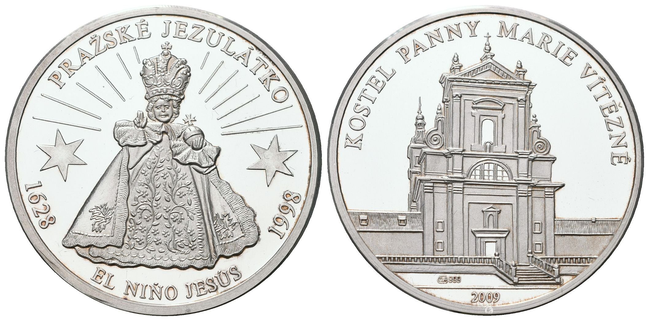 AR Medaile 2009 - Pražské jezulátko a návštěva papeže Benedikta XVI.