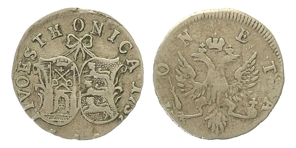 Ražby pro Livonsko - Estonsko, Alžběta, 1741 - 1762 — 1