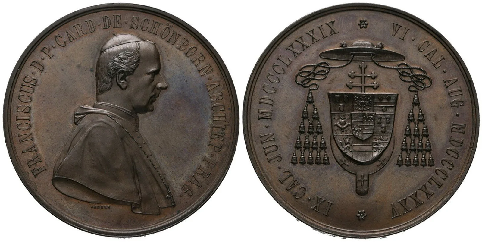 Praha - arcibiskupství, František de Paula hrabě Schönborn, 1885 - 1899 — 1