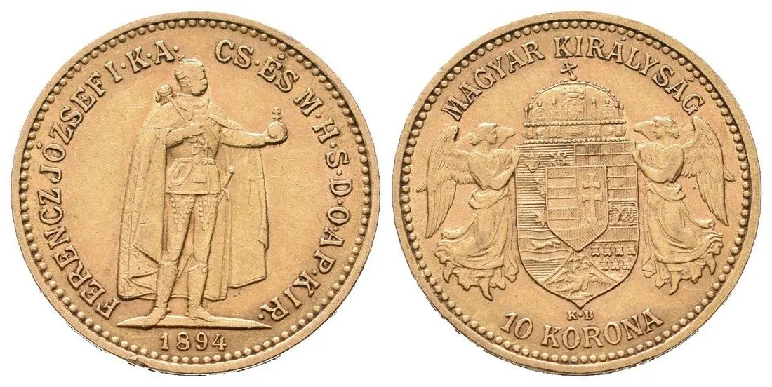 10 Koruna 1894 KB