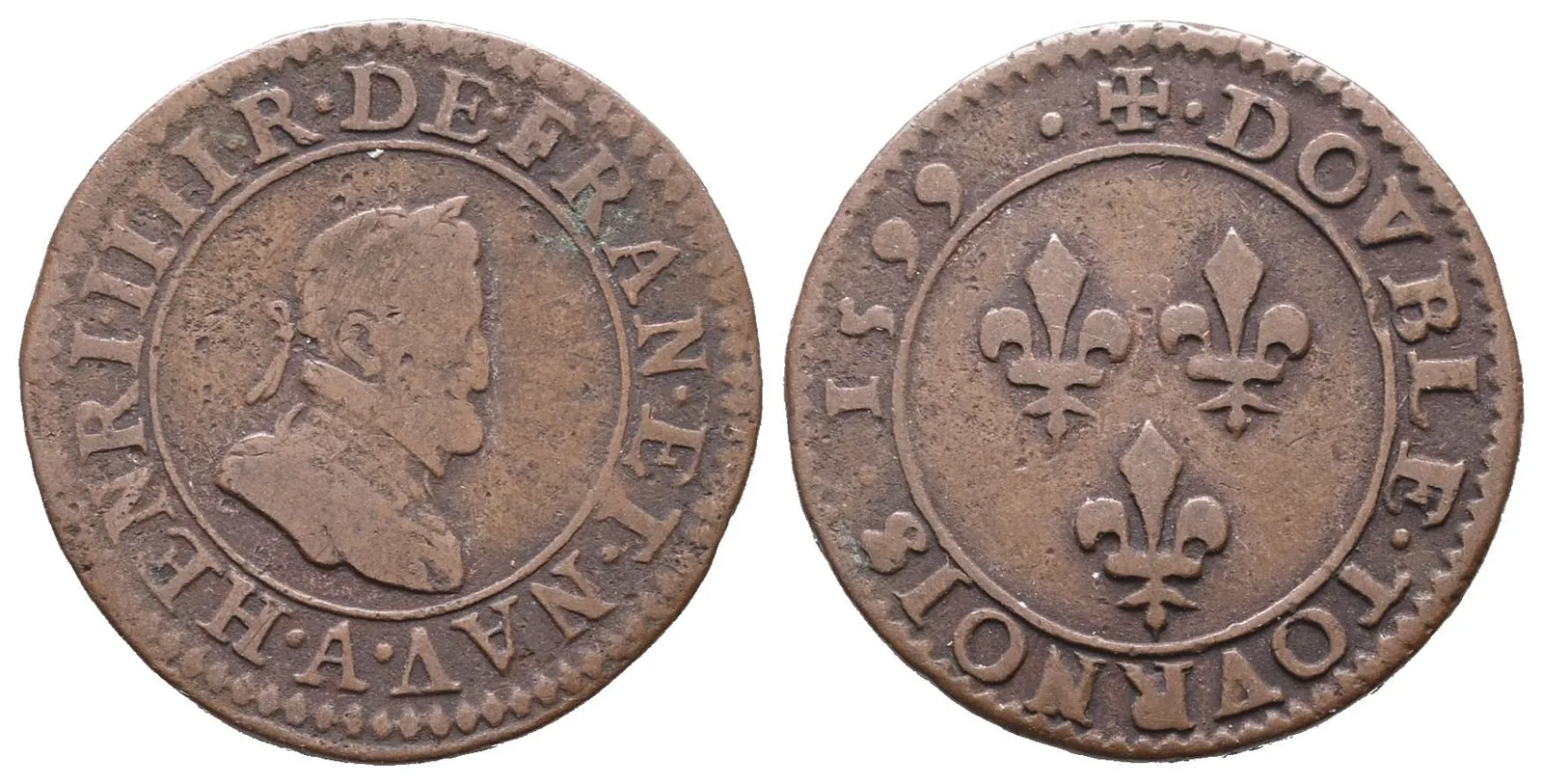 Francie, Double tournois 1599