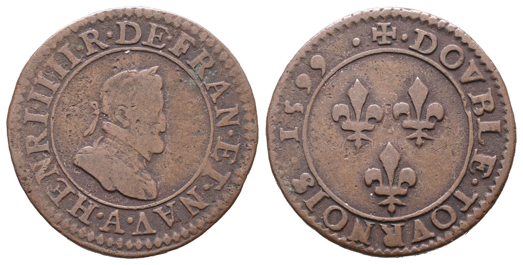 Francie, Double tournois 1599