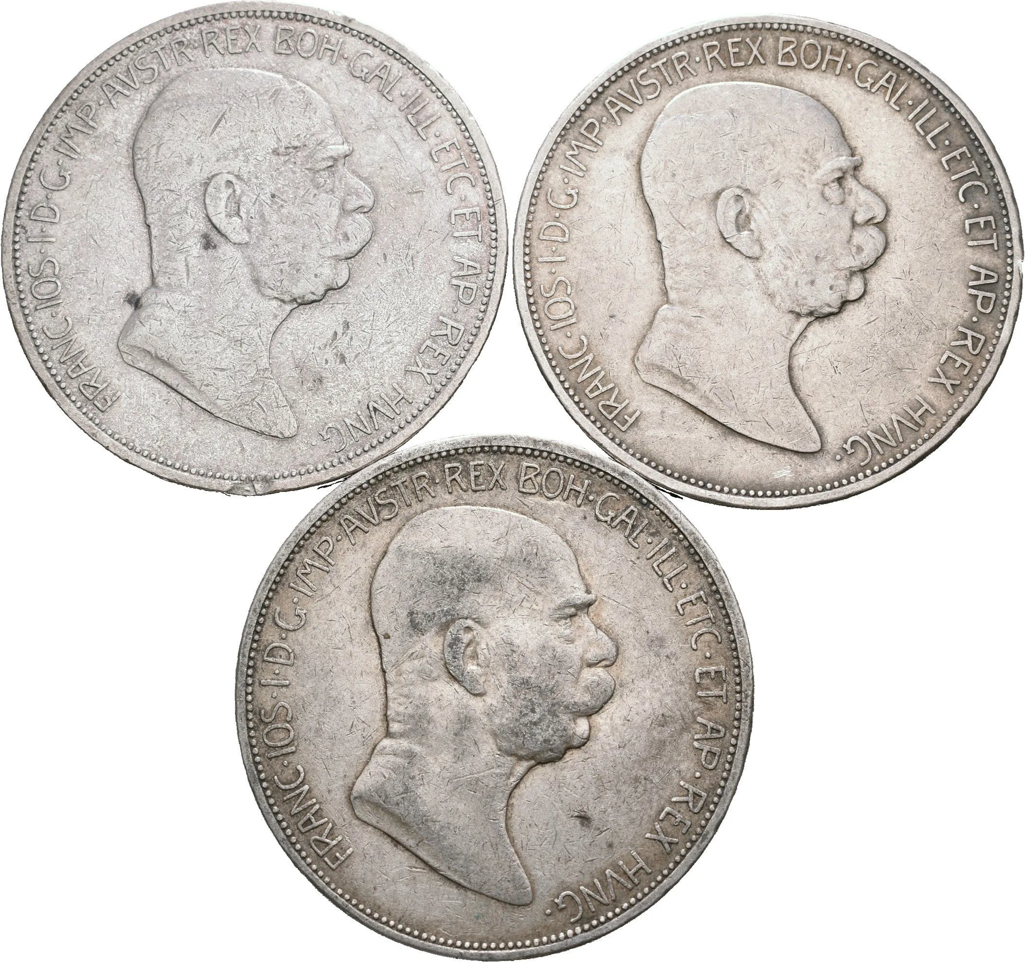 5 Koruna 1908 - Jubilejní k 60. výročí nastoupení vlády, — 1