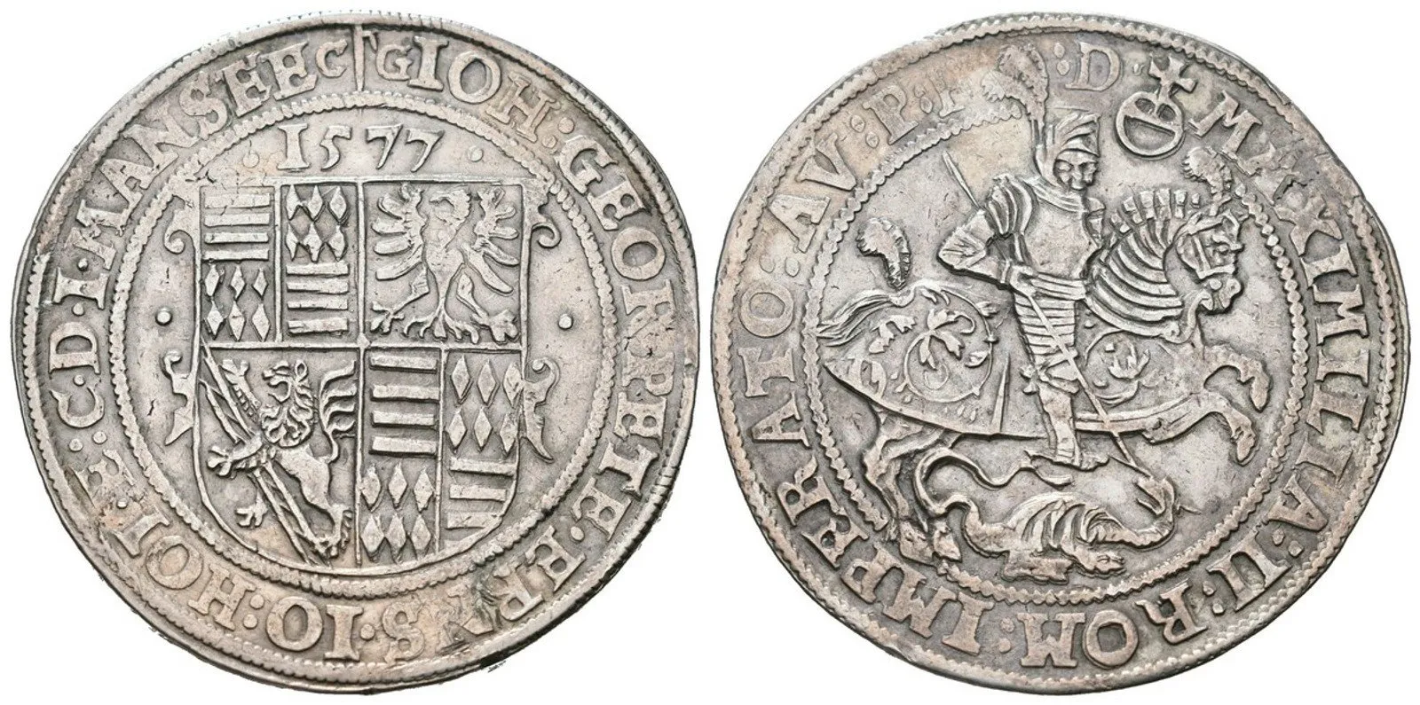 Mansfeld - Eisleben, Johann Georg I., Peter Ernst I. a Johann Hoyer III., 1573 - 1579 — 1