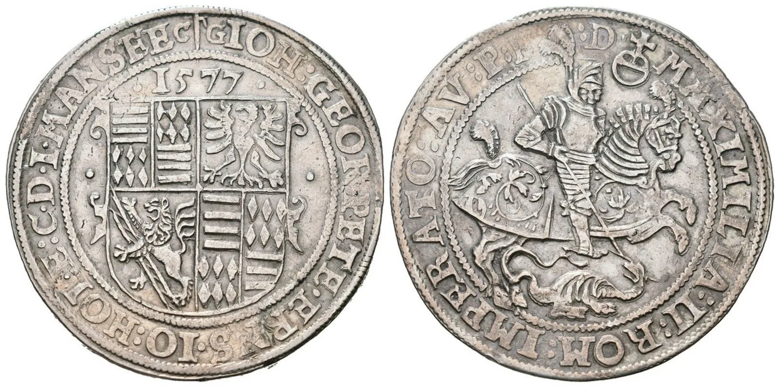 Mansfeld - Eisleben, Johann Georg I., Peter Ernst I. a Johann Hoyer III., 1573 - 1579 — 1