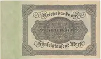 Německo, 50000 Mark 1922, Ro.79d - fotografie 2
