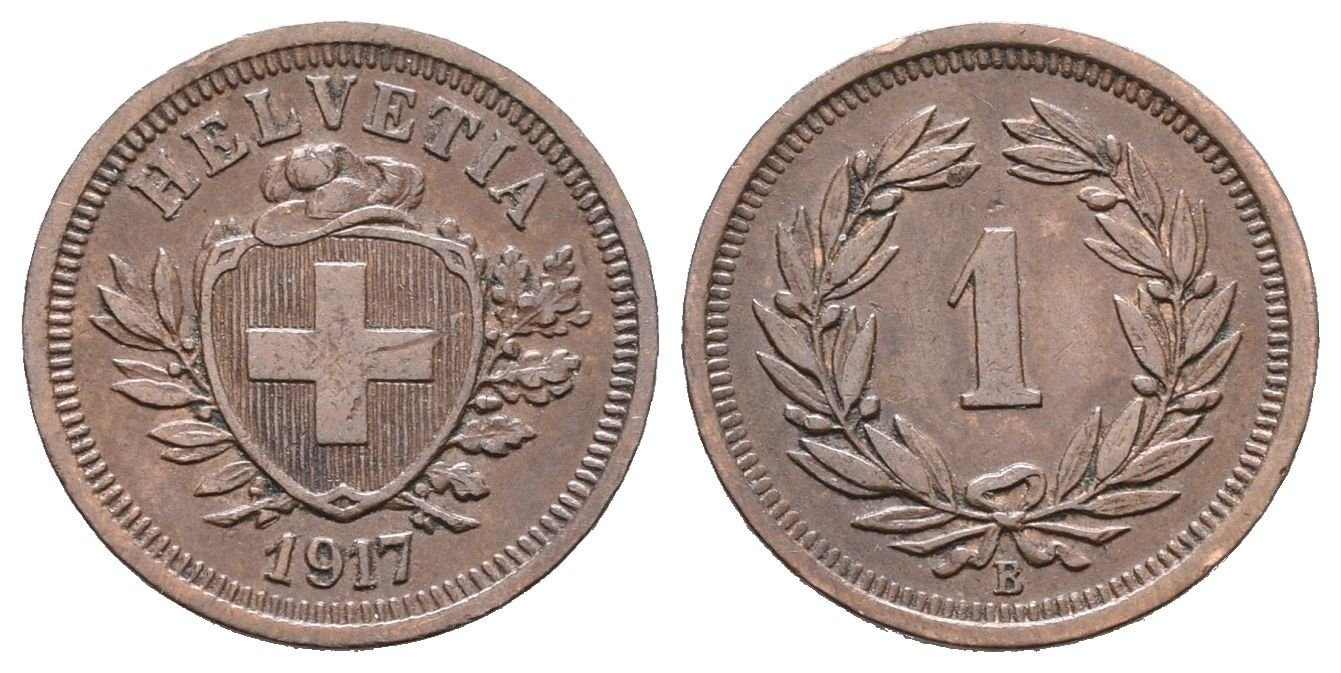 Švýcarsko, Rappen 1917 B