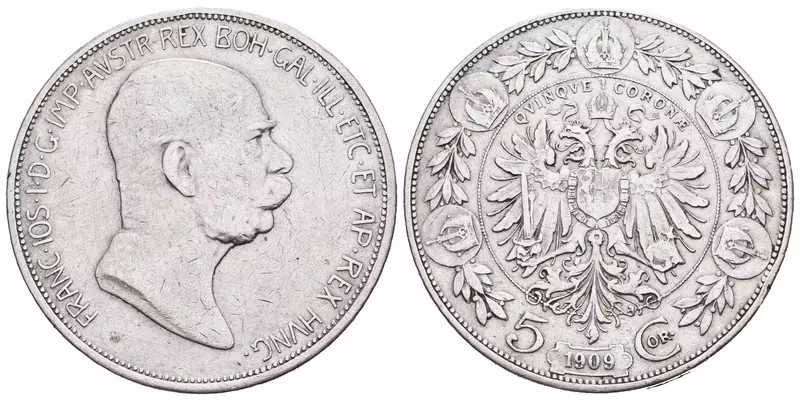 5 Koruna 1909