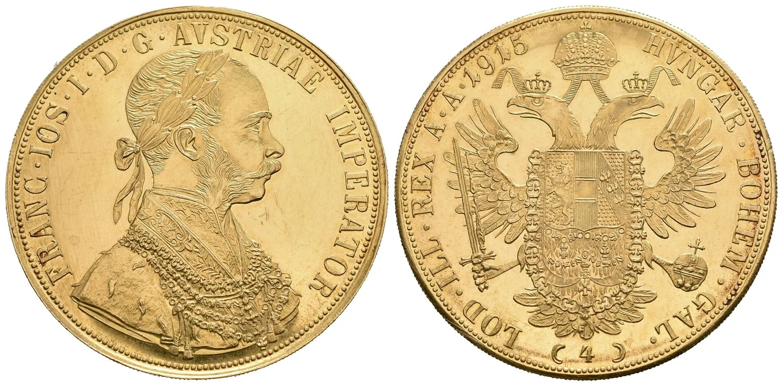 4 Dukát 1915 - novoražba