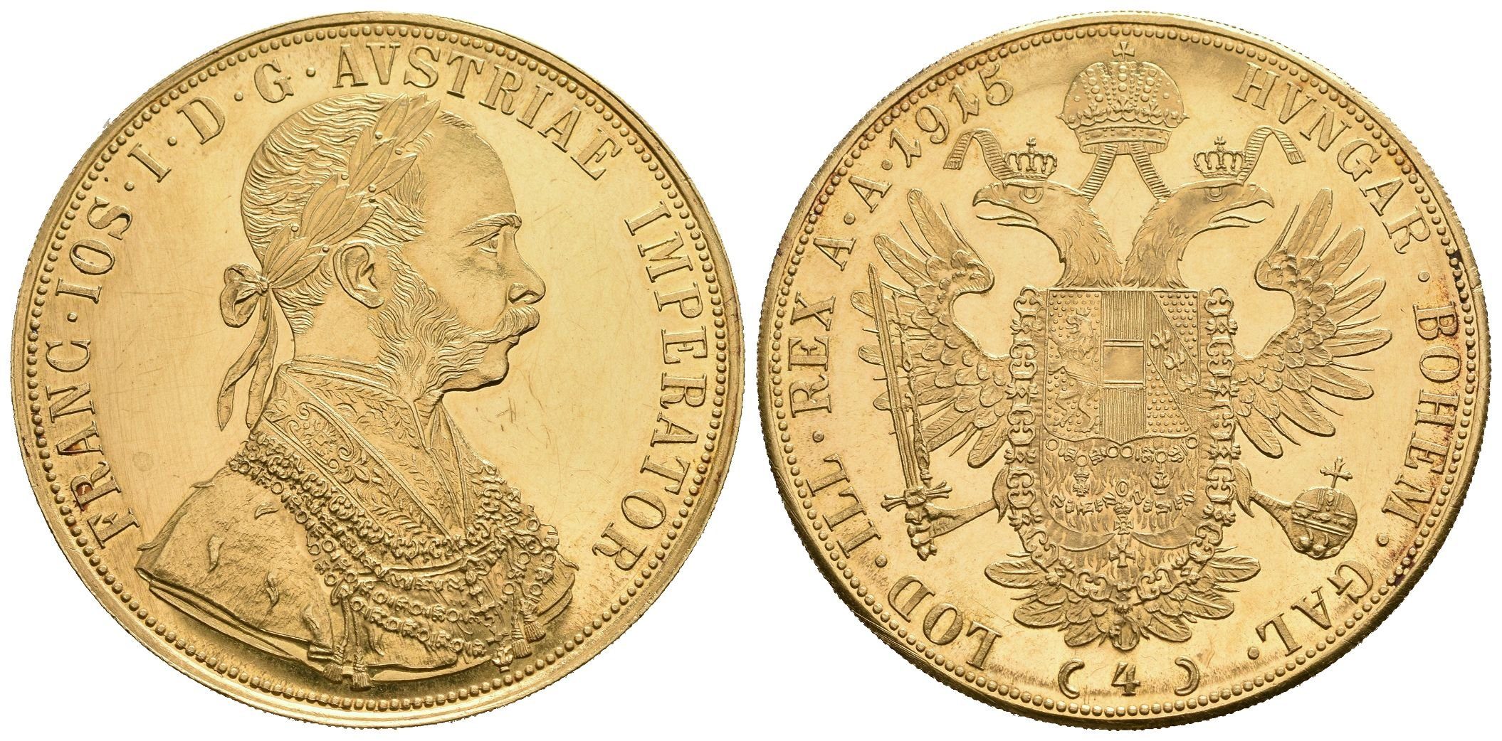 4 Dukát 1915 - novoražba