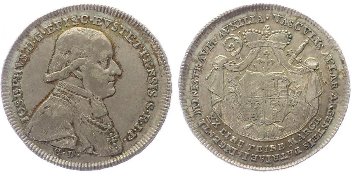 Eichstätt - biskupství, Joseph von Stubenberg, 1790 - 1802 — 1