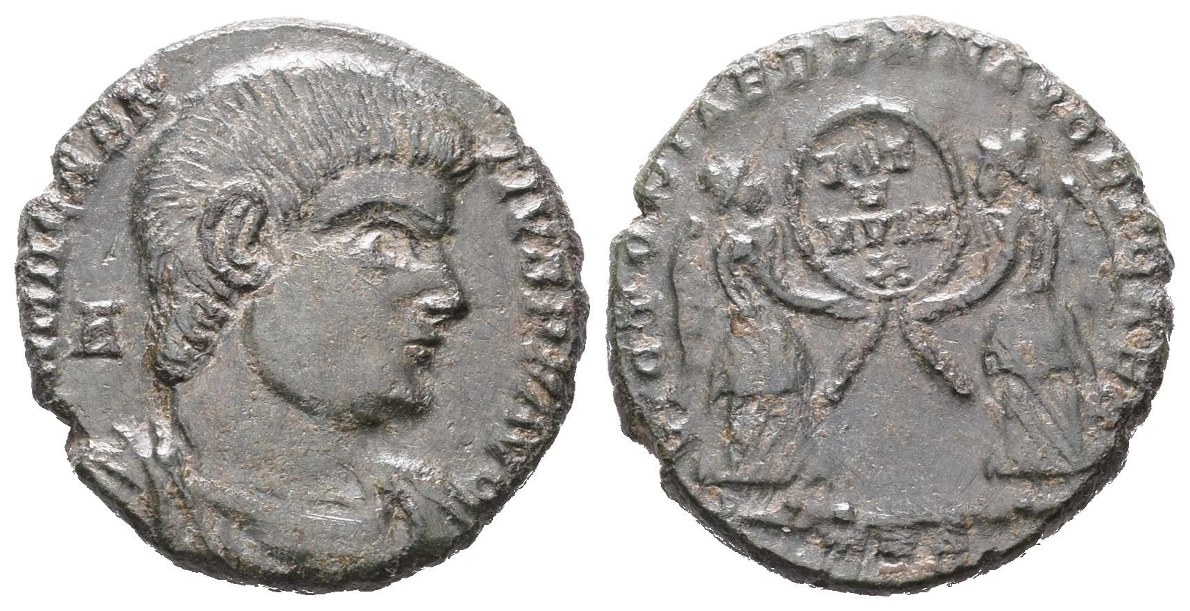 Magnentius, follis, Trevír, RIC 167