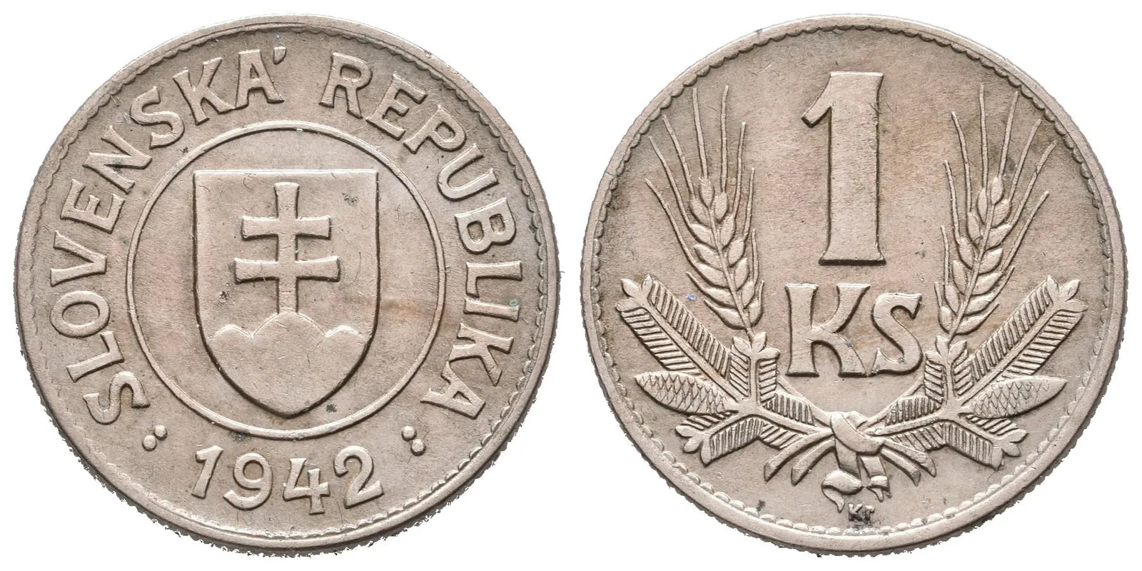 1 Koruna 1942 - varianta A