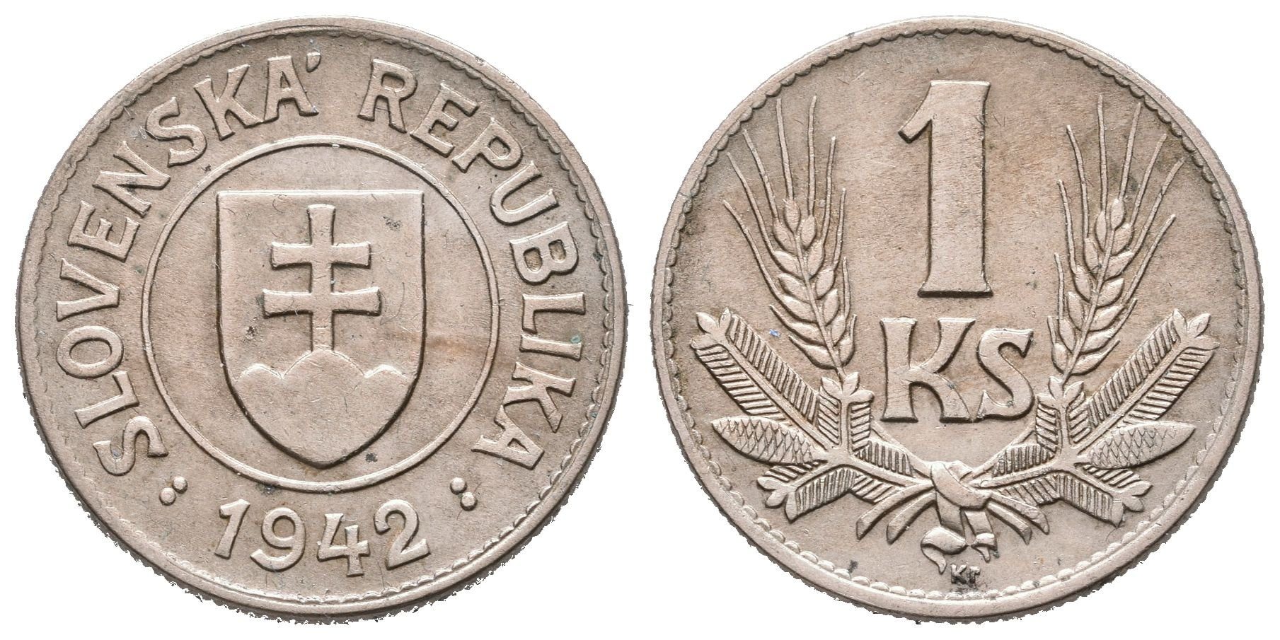 1 Koruna 1942 - varianta A