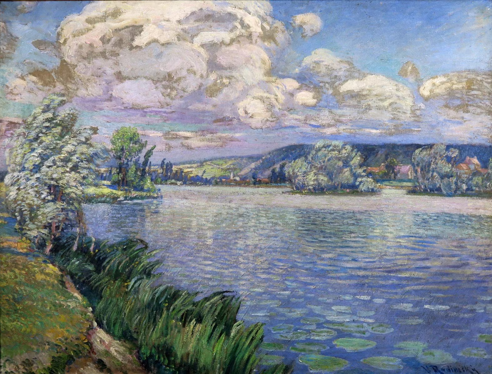 Václav Radimský: Václav Radimský (1867 - 1946) - Krajina s vodní plochou