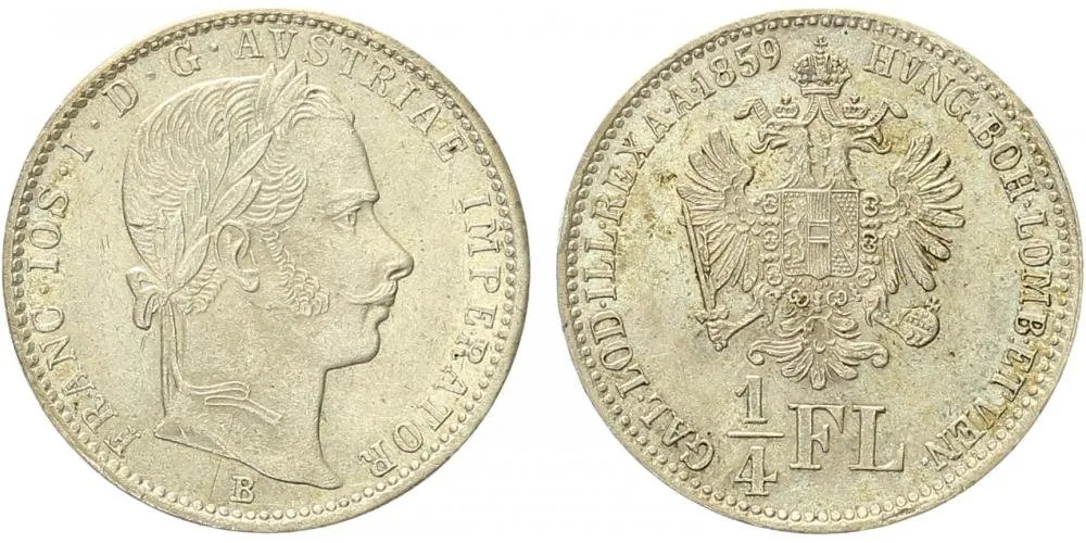Rakouská a spolková měna, 1857 - 1892 — 1