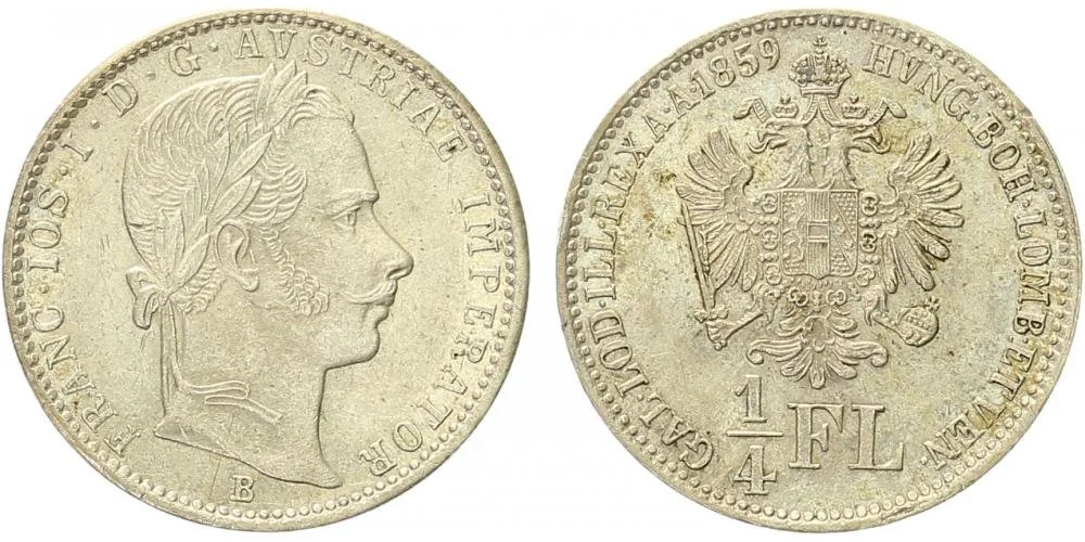 Rakouská a spolková měna, 1857 - 1892 — 1