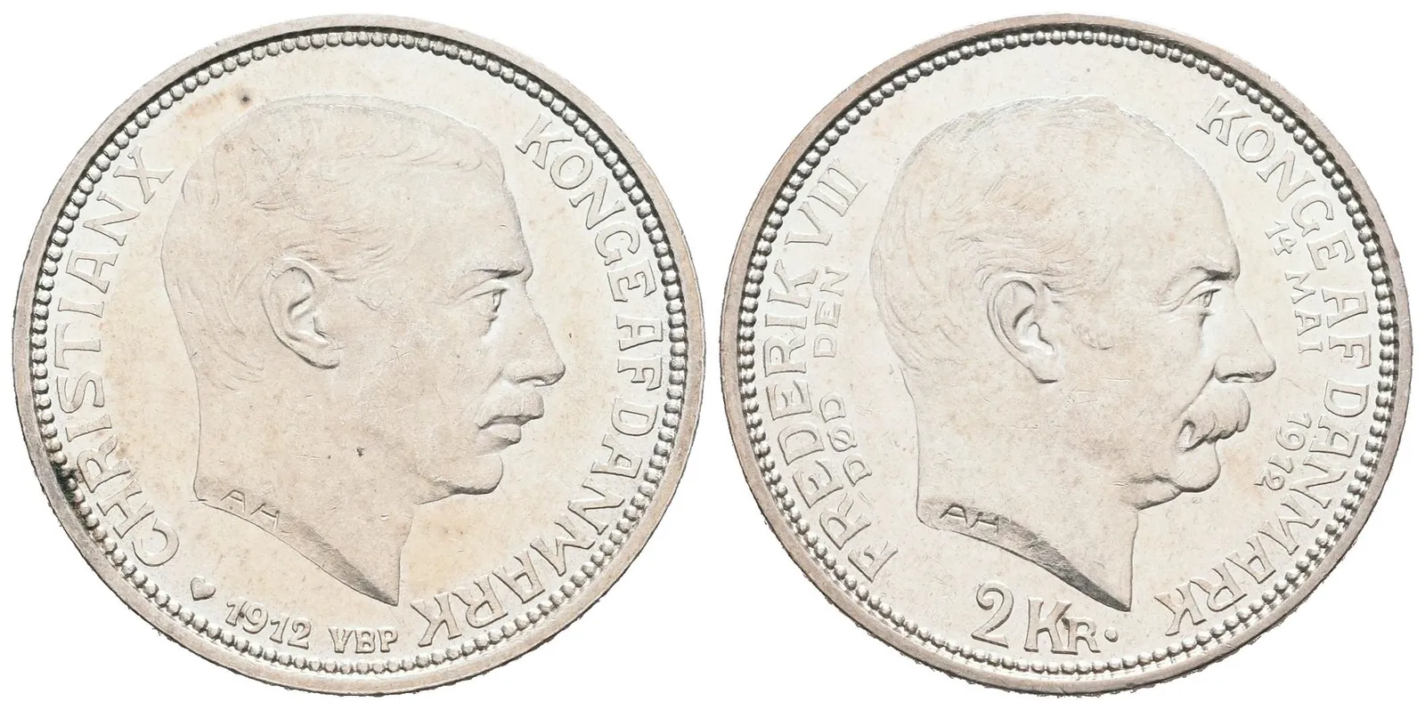Dánsko, 2 Koruna 1912 - Pamětní