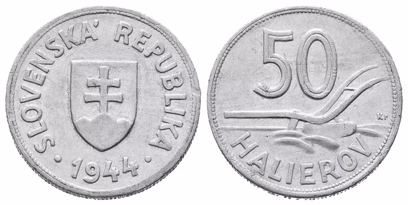 50 Haléř 1944, vzácný
