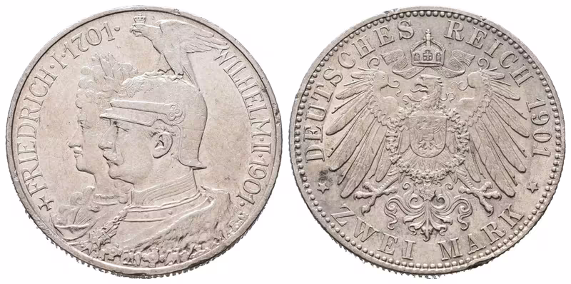 Prusko, 2 Marka 1901 - 200. Výročí království