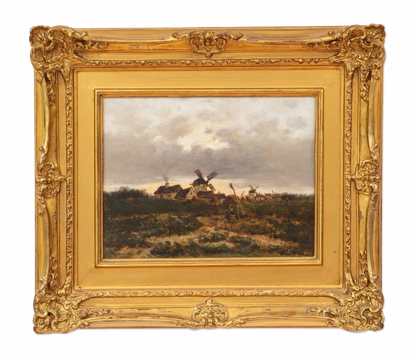 Antonín Chittussi: Antonín Chittussi (1847 - 1891) - Cikánská vesnice