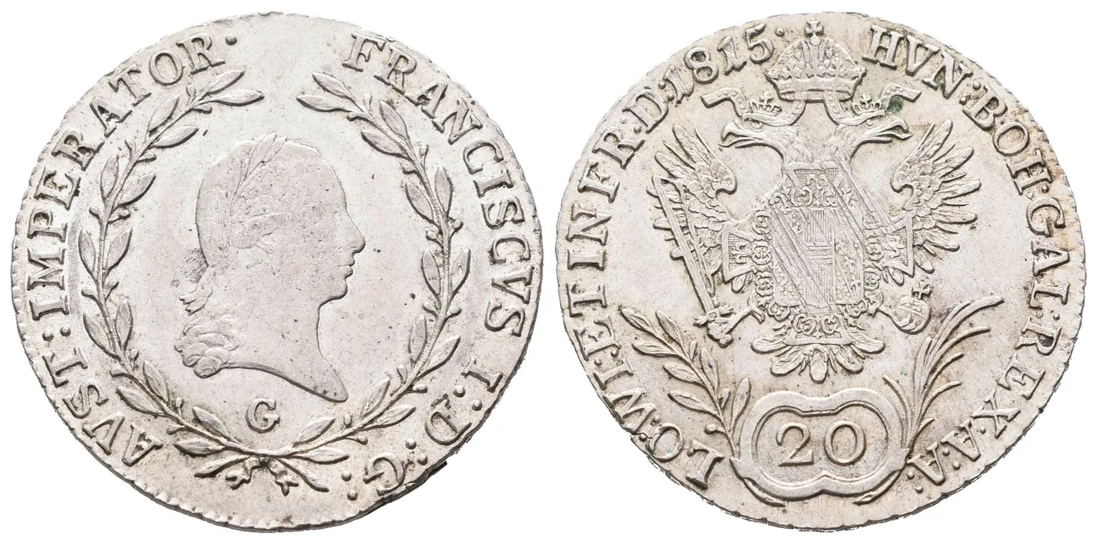 František II., 20 Krejcar 1815 G