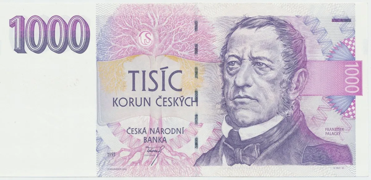 Česká republika, 1000 Koruna 1993, série B, Hej.CZ11aB