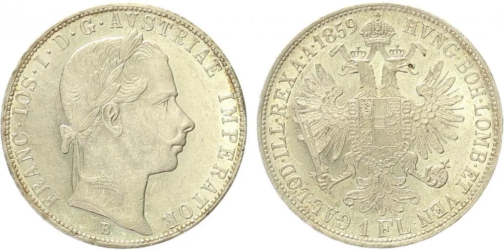 Rakouská a spolková měna, 1857 - 1892 — 1