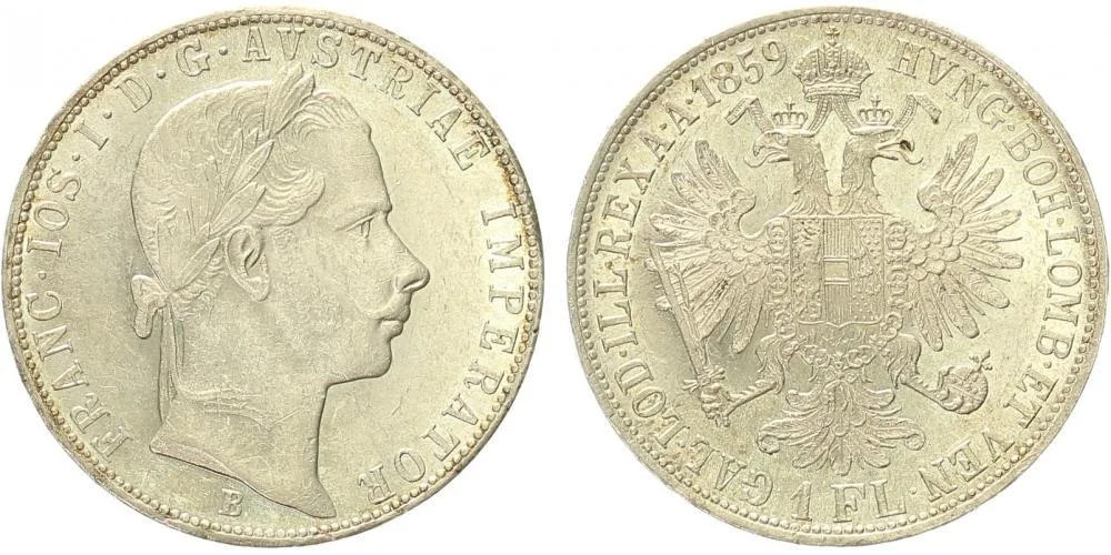 Rakouská a spolková měna, 1857 - 1892 — 1
