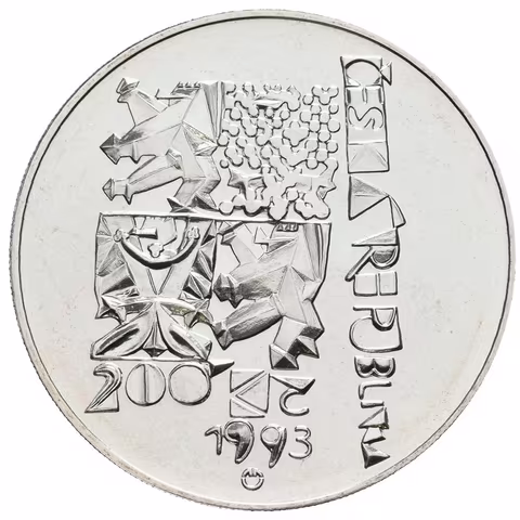 200 Kč 1993 - Ústava, kapsle, certifikát