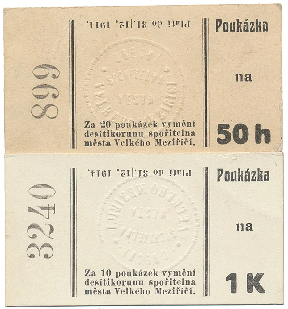 Nouzovky české od roku 1914 — 1