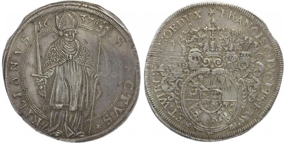 Würzburg - biskupství, Franz, Grag von Hatzfeld, 1631 - 1642 — 1