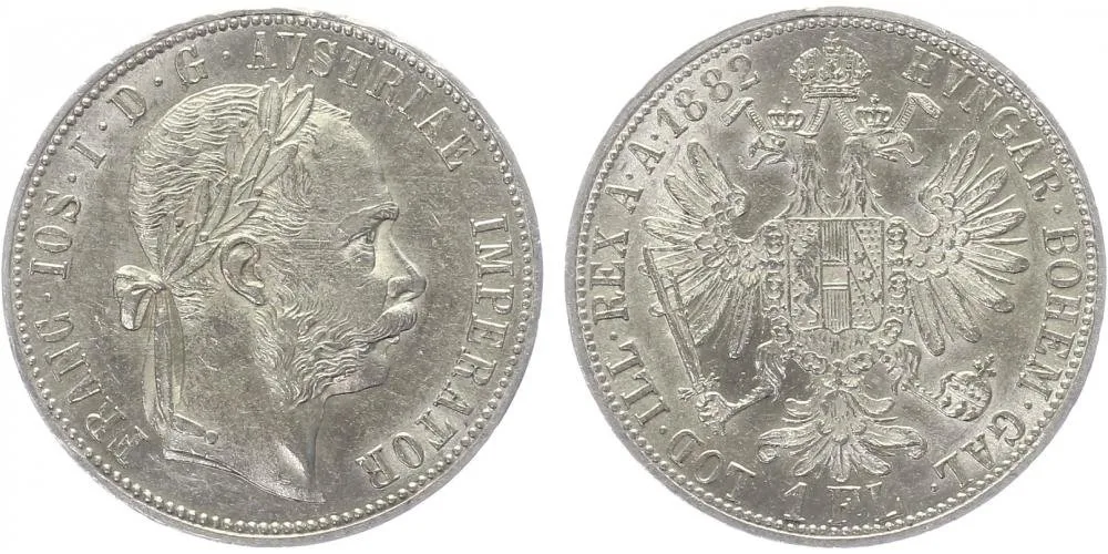 Rakouská a spolková měna, 1857 - 1892 — 1