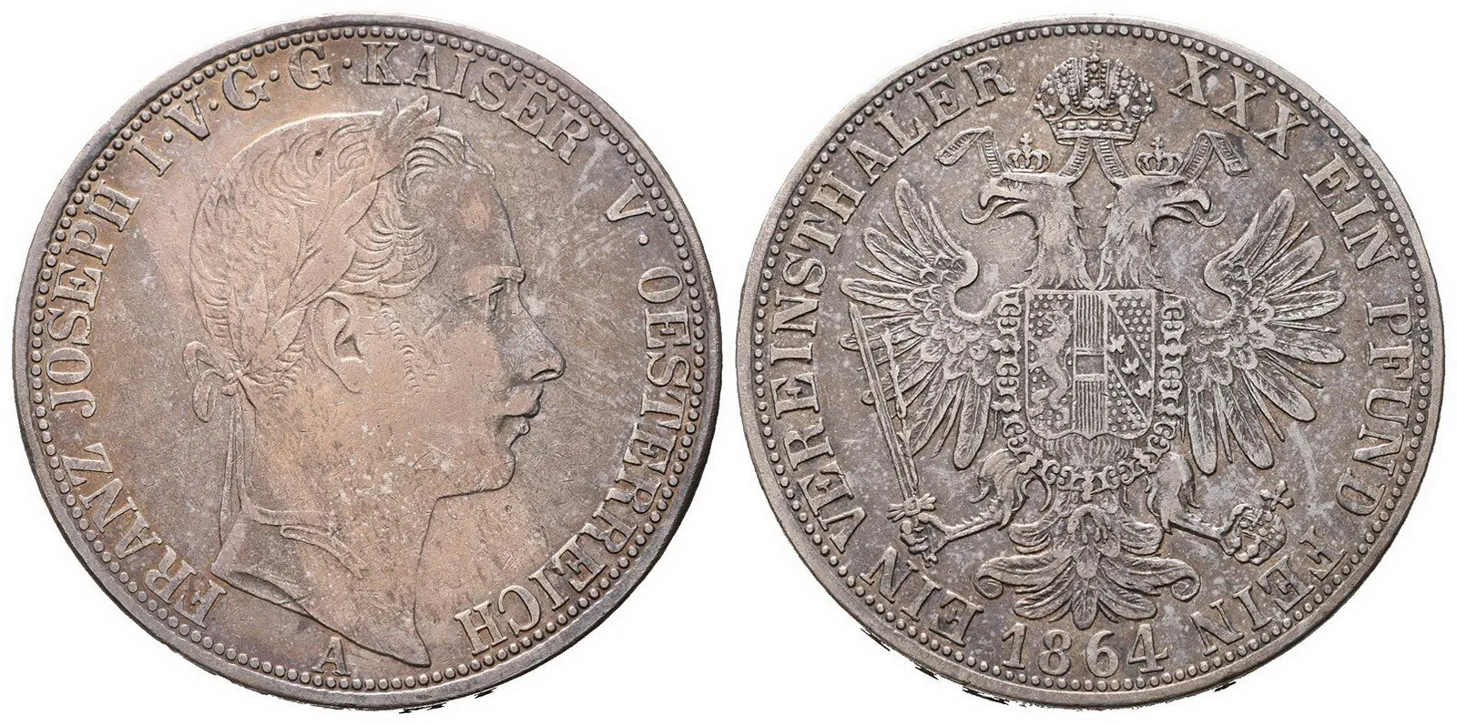 Rakouská a spolková měna, 1857 - 1892 — 1