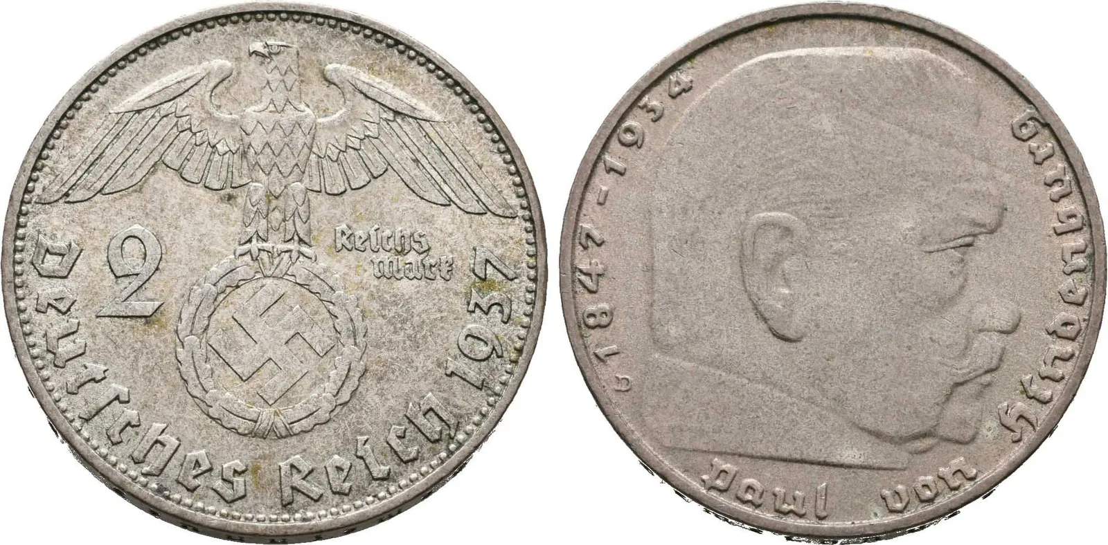 III. říše, 2 Marka 1937 D