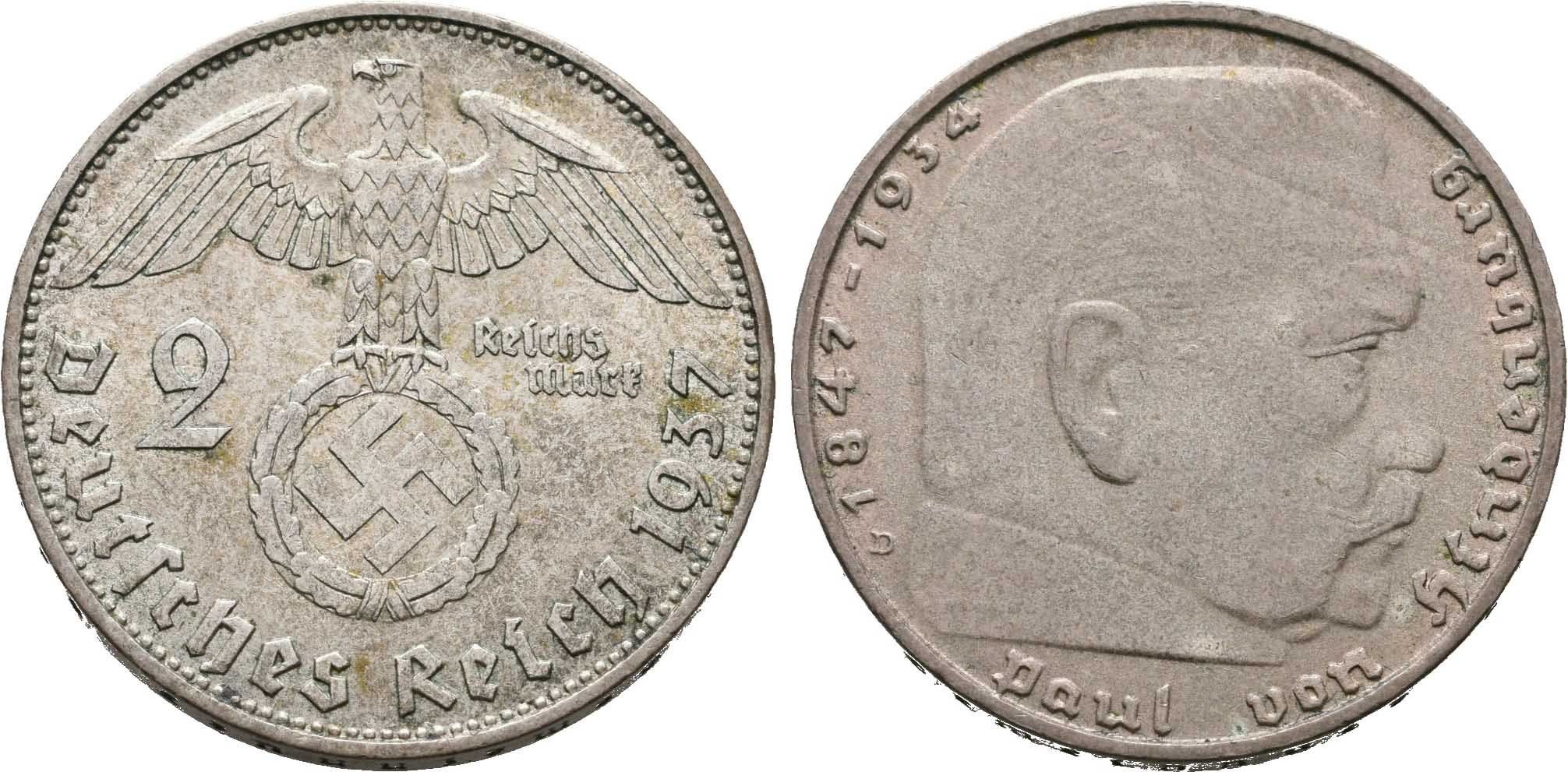 III. říše, 2 Marka 1937 D