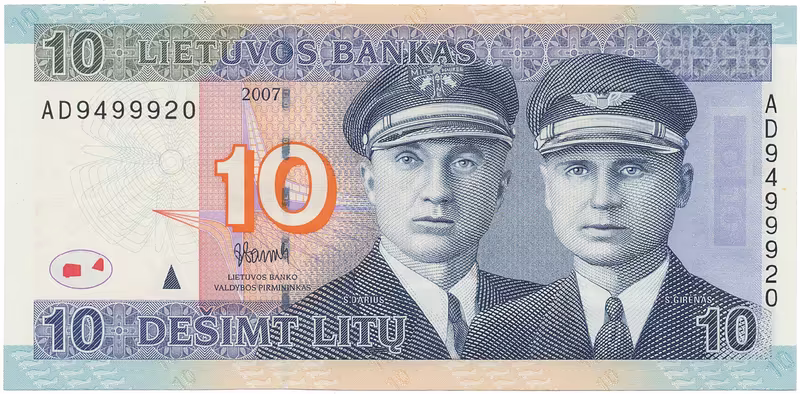 Litva, 10 Litu 2007, P.68