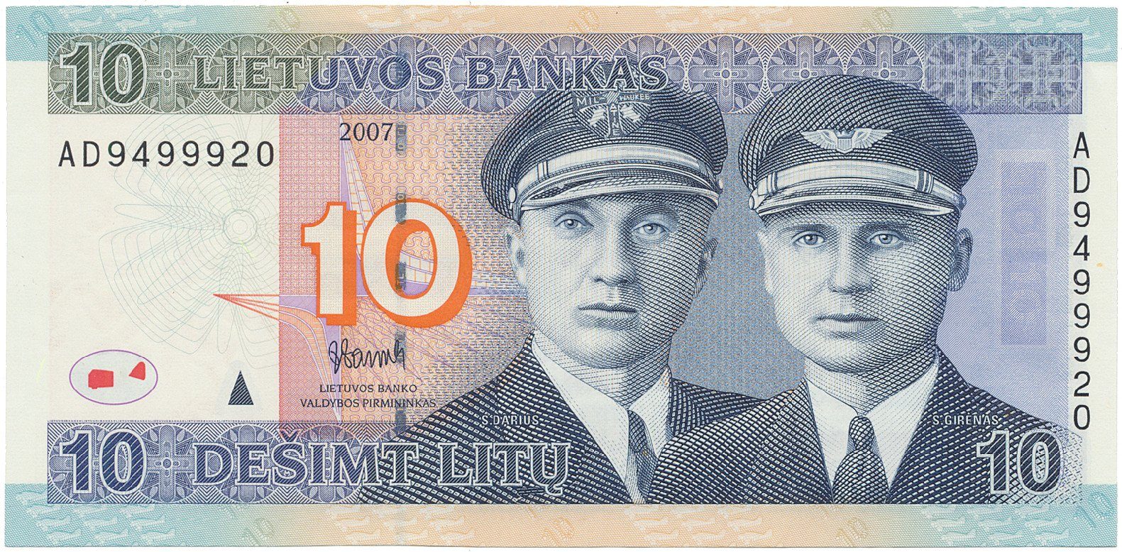 Litva, 10 Litu 2007, P.68