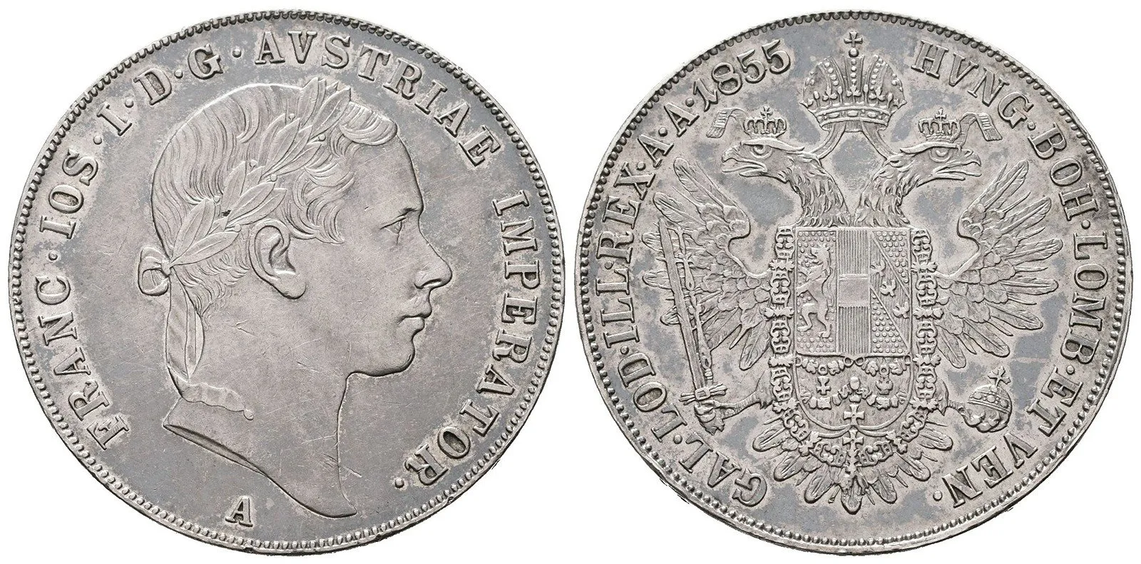 Konvenční měna, 1848 - 1857 — 1