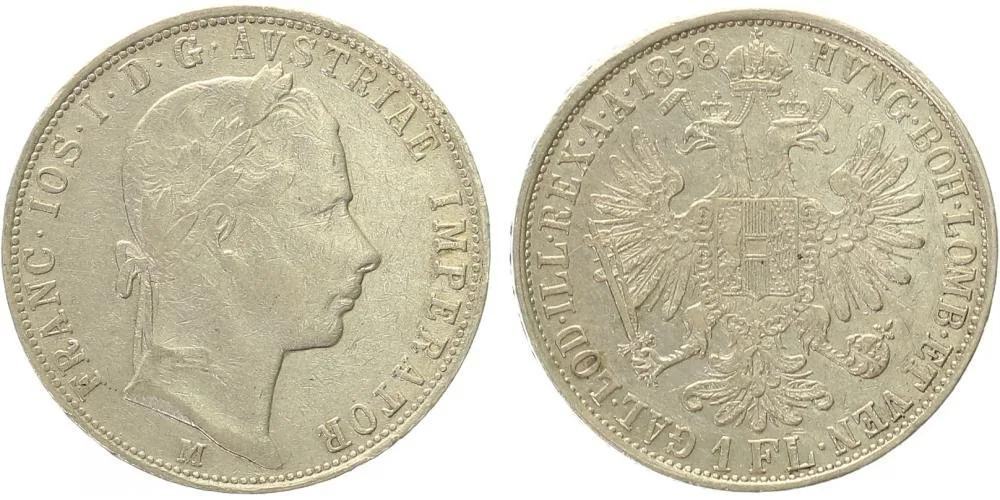 Rakouská a spolková měna, 1857 - 1892 — 1
