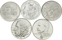 Soubor mincí 200 Kč 1997 - Automobil Präsident, klášter Emauzy, — 1